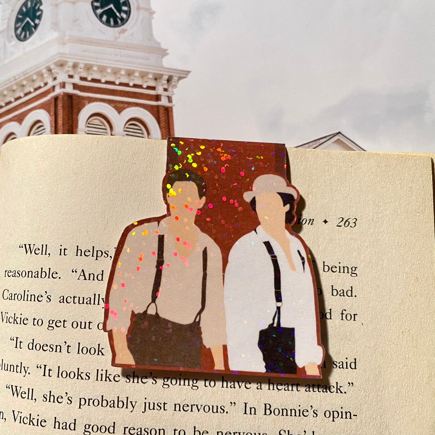 Stefan & Damon Magnetic Bookmark