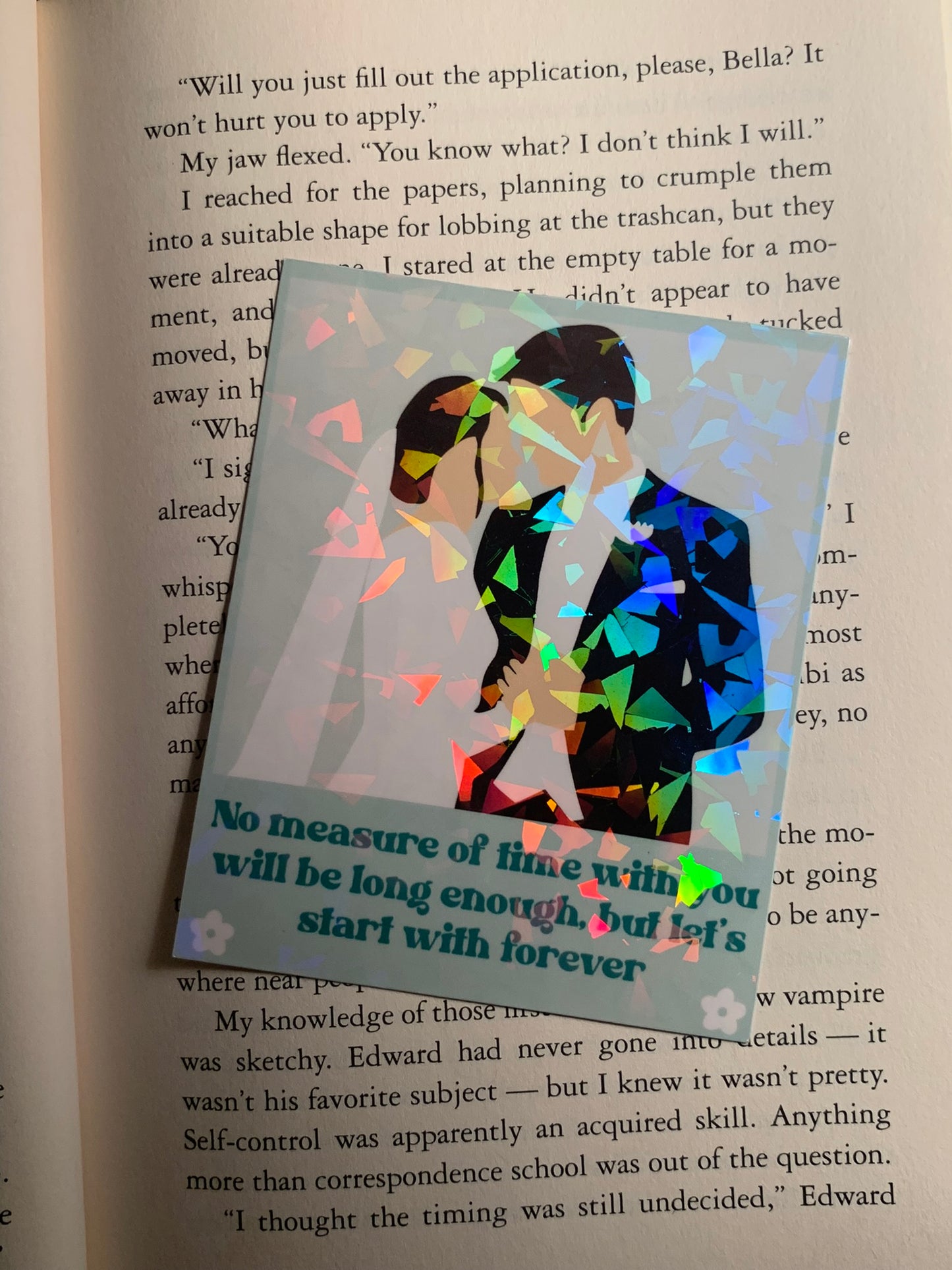 Bella and Edward Wedding Sticker